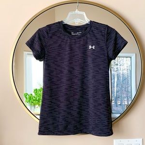 Under Armour Striped Short Sleeve Heatgear